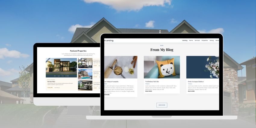 real estate agent personal website